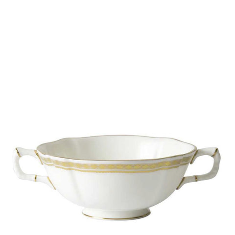 Carlton Gold Cream Soup Cup by Royal Crown Derby