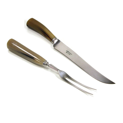 Carver Set Carver Set Two Piece Oxhorn by Abbeyhorn