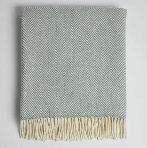 Cashmere And Lambswool Achill Throw by Foxford