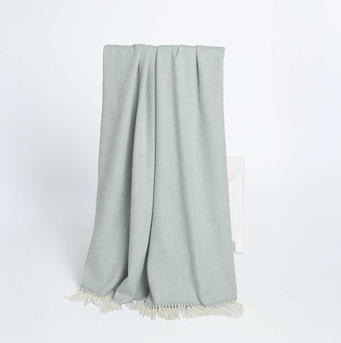 Cashmere And Lambswool Achill Throw by Foxford