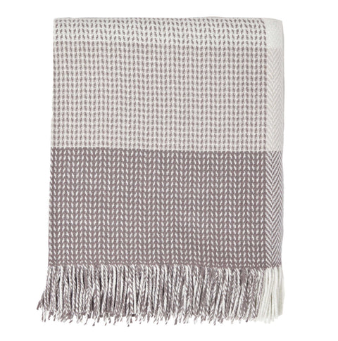 Cashmere and Lambswool Bun Briste Throw by Foxford