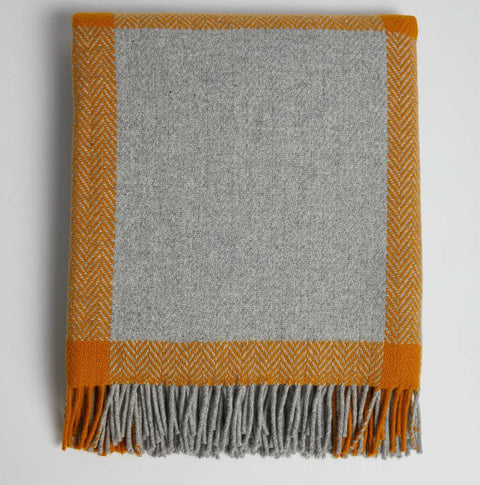Cashmere and Lambswool Derek Throw by Foxford