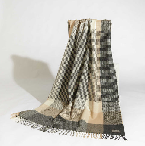 Cashmere and Lambswool Downpatrick Throw by Foxford