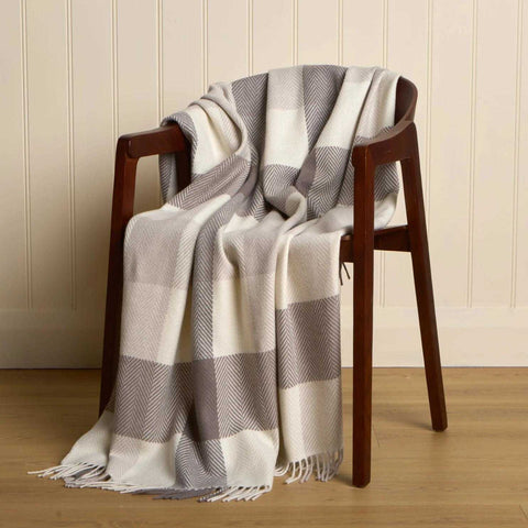 Cashmere and Lambswool Finn Throw by Foxford