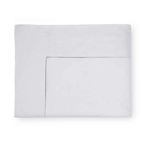 Celeste Tin King Flat Sheet by Sferra