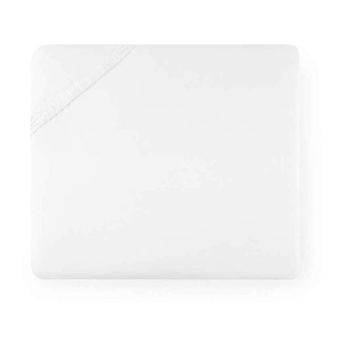 Celeste White King Bottom Fitted by Sferra