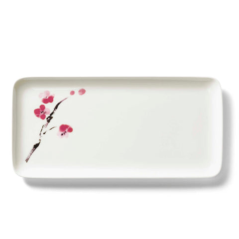 Cherry Blossom Rectangular Dish 15X32 cm by Dibbern