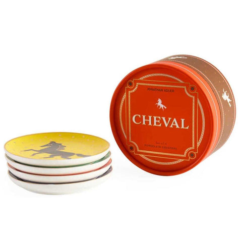 Cheval Coaster Set - Set Of 4 - Multi by Jonathan Adler