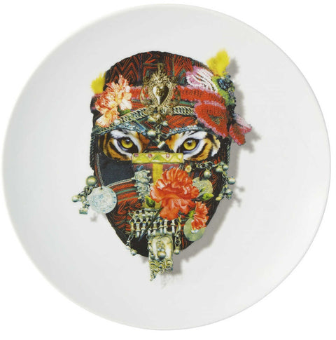 Christian Lacroix - Love Who You Want Dessert Plate "Mister Tiger" by Vista Alegre