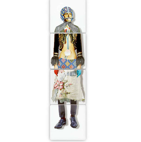Christian Lacroix - Love Who You Want Set Of 4 Coasters "Football Player" by Vista Alegre