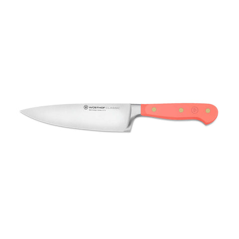 Classic Coral Peach 6" Chef's Knife by Wusthof Trident