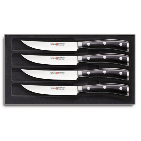 Classic Ikon Steak Knife Set 4 pcs. by Wusthof Trident