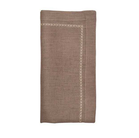 Classic Napkin Taupe Set Of 4 by Kim Seybert