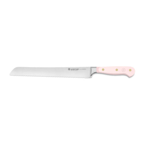Classic Pink Himalayan Salt Double Serrated Bread Knife by Wusthof Trident