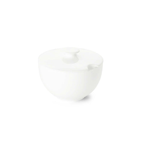 Classic Sugar Bowl With Lid Round 0.25 L White by Dibbern