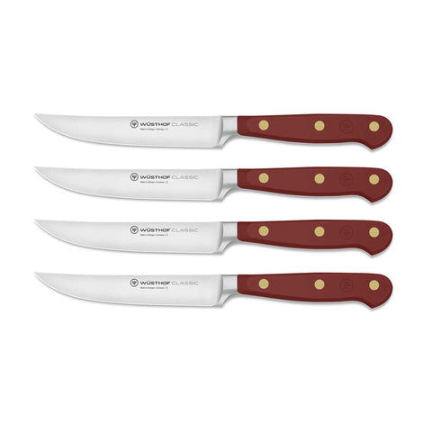 Classic Tasty Sumac 4-Pcs. Steak Knife Set by Wusthof Trident