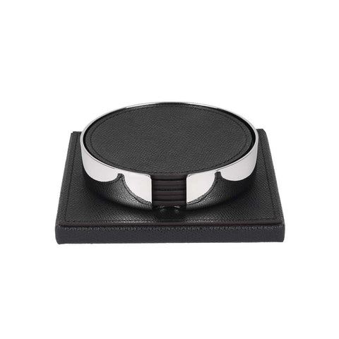 Coasters Liverpool Black Set Of 6 by Pinetti