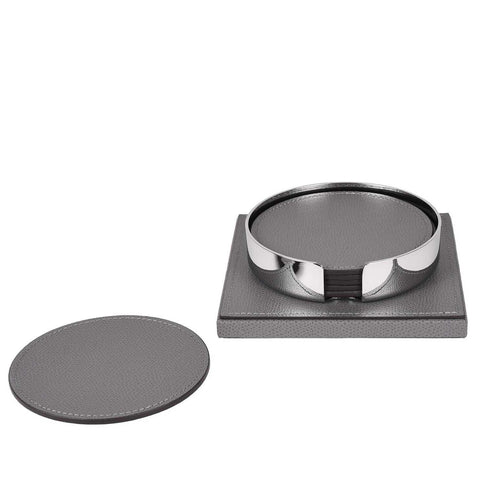 Coasters Liverpool Dark Grey Set Of 6 by Pinetti