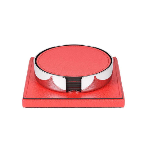 Coasters Liverpool Red Set Of 6 by Pinetti