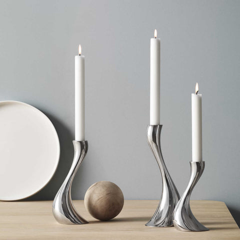 Cobra Candleholder Set 3 Pcs by Georg Jensen