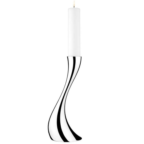 Cobra Floor Candleholder Small by Georg Jensen