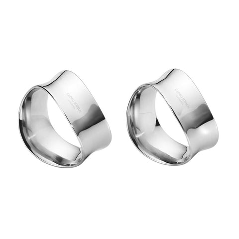 Cobra Napkin Ring 2 Pcs by Georg Jensen