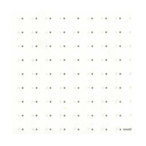 Cocktail Napkin Cosmos White/Silver  by Françoise Paviot