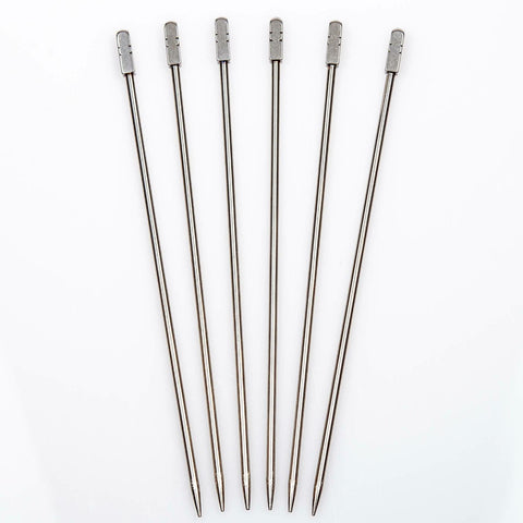 Cocktail Picks Square Stainless Steel Set Of 6 by Japanese Bar Tools