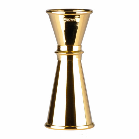 Collared Jigger Small Gold by Japanese Bar Tools