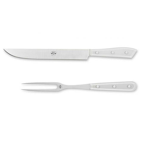 Compendio Ice Lucite Carving Set Polished Blade by Berti