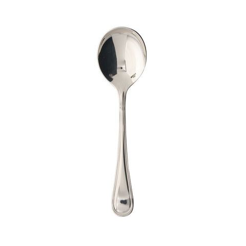 Contour Silverplated Bouillon Spoon by Sambonet