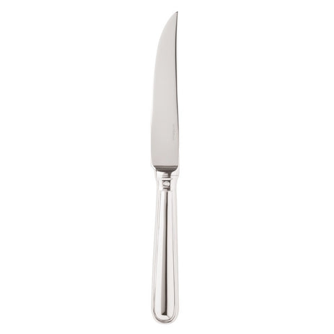 Contour Silverplated Steak Knife Solid Handle by Sambonet