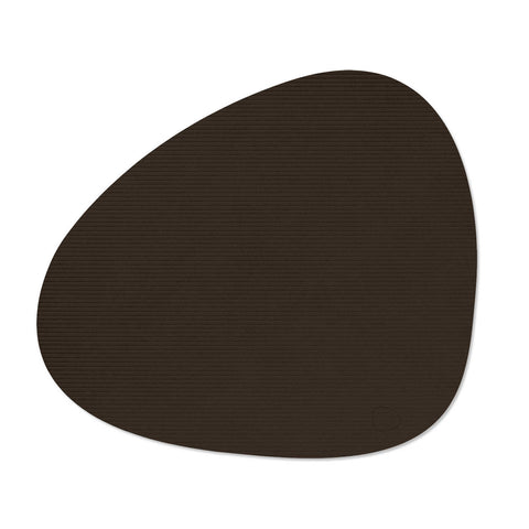 Corduroy Table Mat Curve Large Hazel by Lind DNA