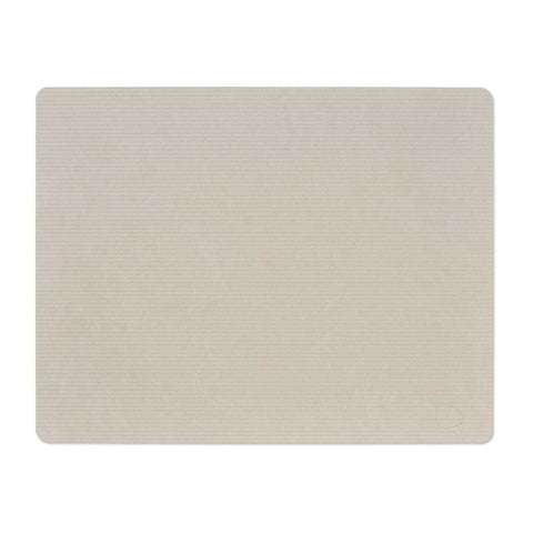 Corduroy Table Mat Square Large Corduroy Oyster White by Lind DNA