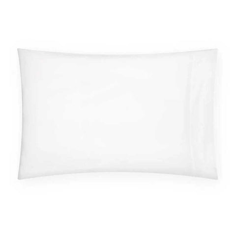 Corto Celeste White King Pillow Case Pair by Sferra