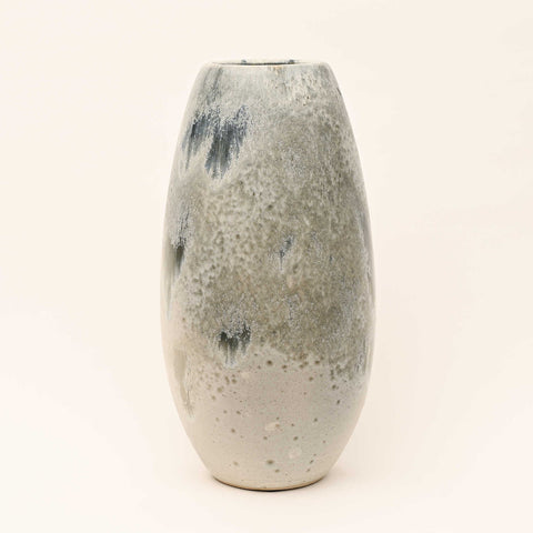 Cream/Blue Vase Medium by KH Würtz