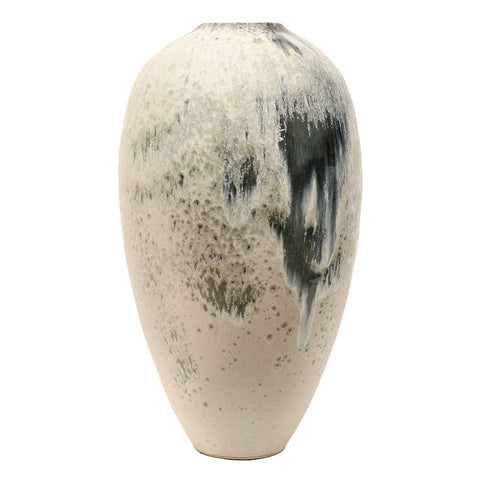 Cream/Grey Vase Large by Kh Würtz