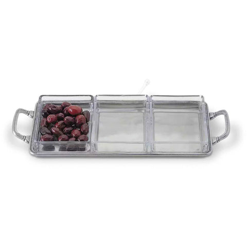 Crudité Tray W/3 Cocktail Forks by Match