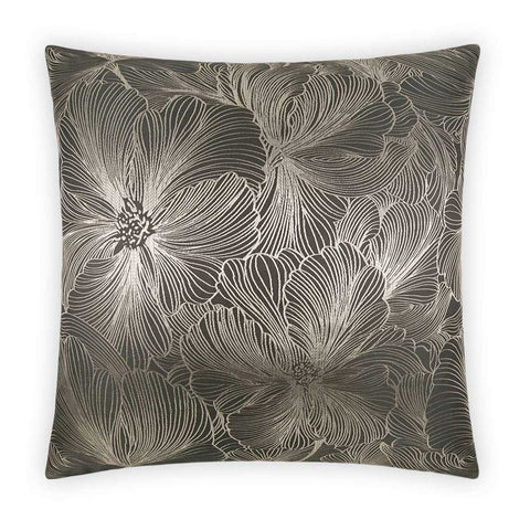 Decorative Pillow Delhi Grey 22x22 by D.v. Kap