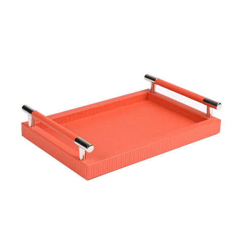 Dedalo Firenze Small Rectangular Tray Orange by Pinetti