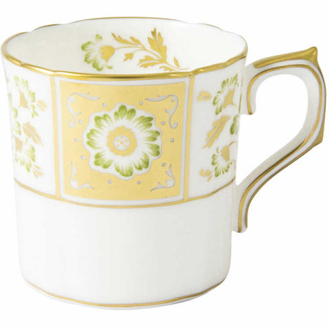 Derby Panel Green Coffee Cup by Royal Crown Derby