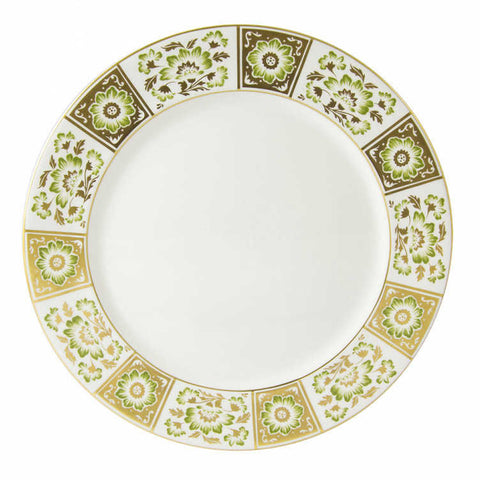 Derby Panel Green Dinner Plate by Royal Crown Derby