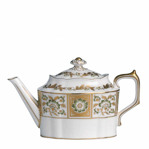Derby Panel Green Teapot Small by Royal Crown Derby