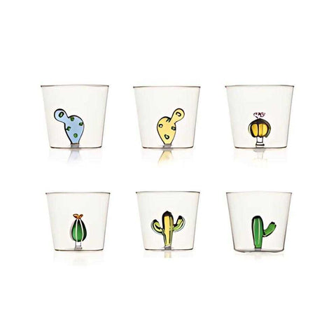 Desert Plants Set 6 Pcs Tumbler Assorted  by Ichendorf