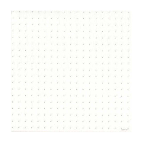 Dinner Napkin Cosmos white/silver by Francoise Paviot