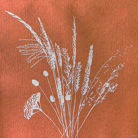 Dinner Napkins Bouquet Terra by Françoise Paviot