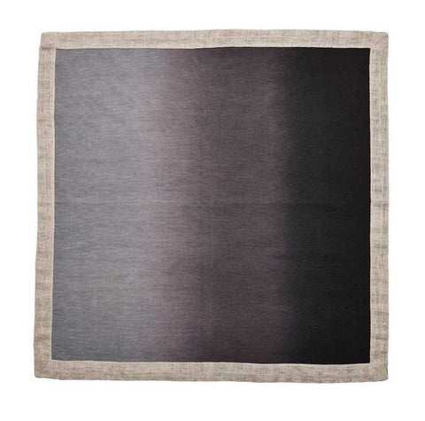 Dip Dye Napkin Gray/Black Set Of 4 by Kim Seybert