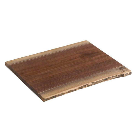 Double Live Edge Large Cutting Board Black Walnut by Andrew Pearce