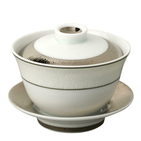 Dune  Small Covered Cup -   by Bernardaud