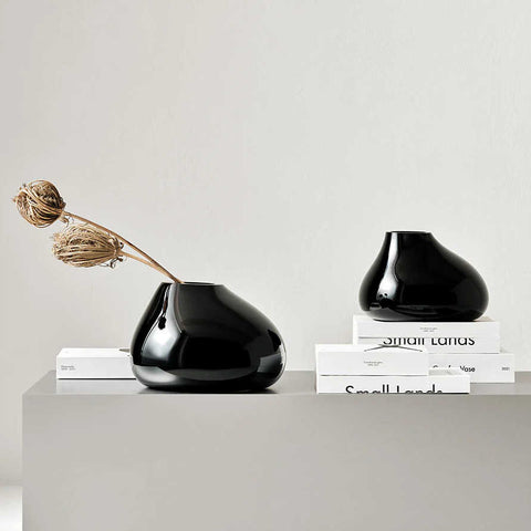 EBON Ebon Vase Black Large by Orrefors